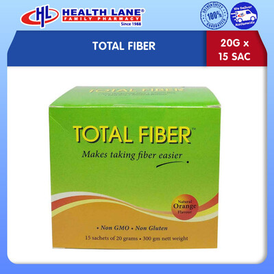 TOTAL FIBER 20Gx15 SAC 